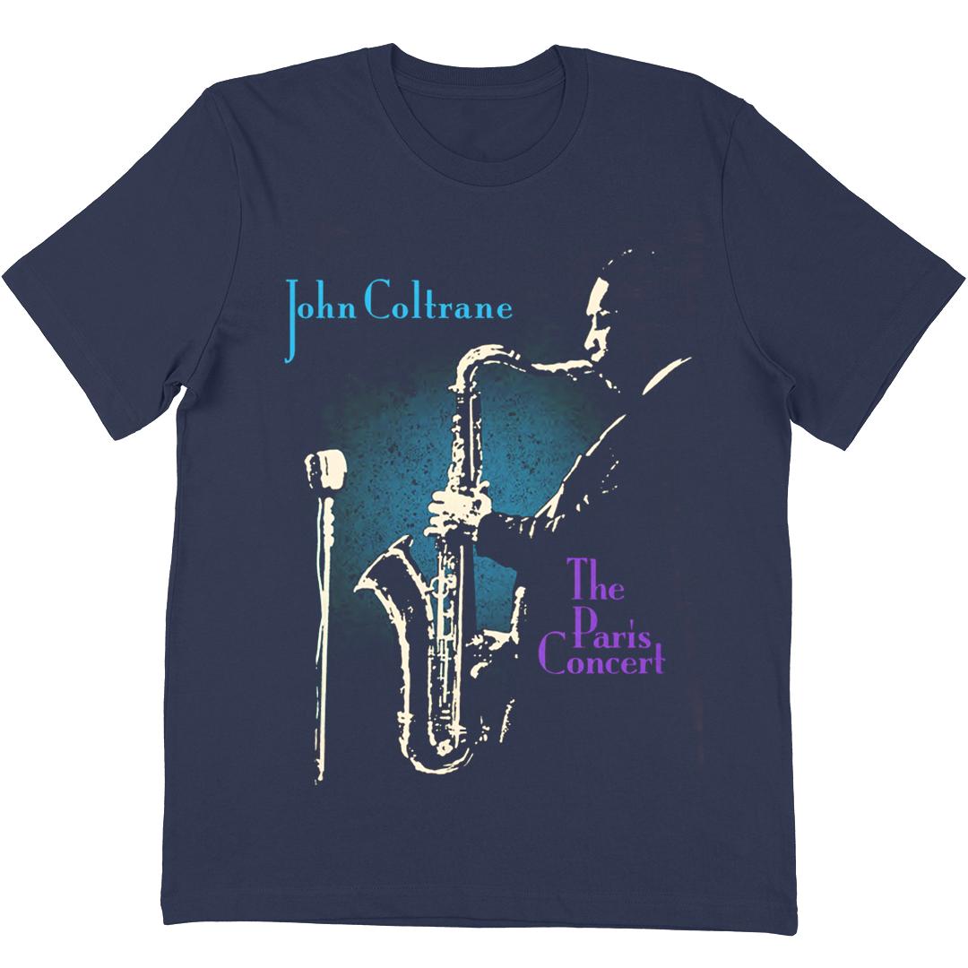 John Coltrane Paris Concert T-Shirt In Navy