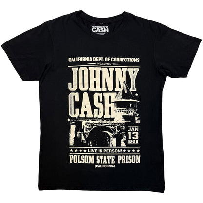 JOHNNY CASH Carbon T-Shirt, Prison Poster