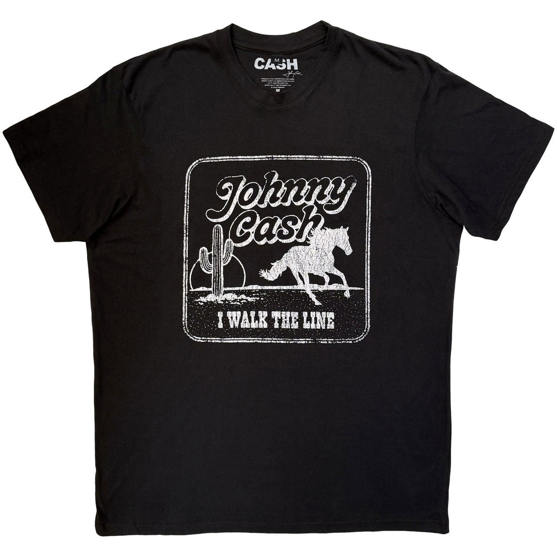 JOHNNY CASH Carbon T-Shirt, I Walk The Line