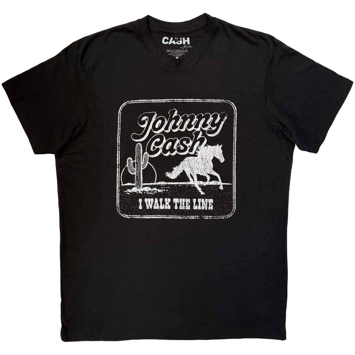 JOHNNY CASH Carbon T-Shirt, I Walk The Line