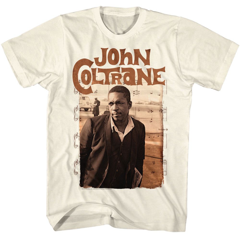 JOHN COLTRANE Eye-Catching T-Shirt, Notes