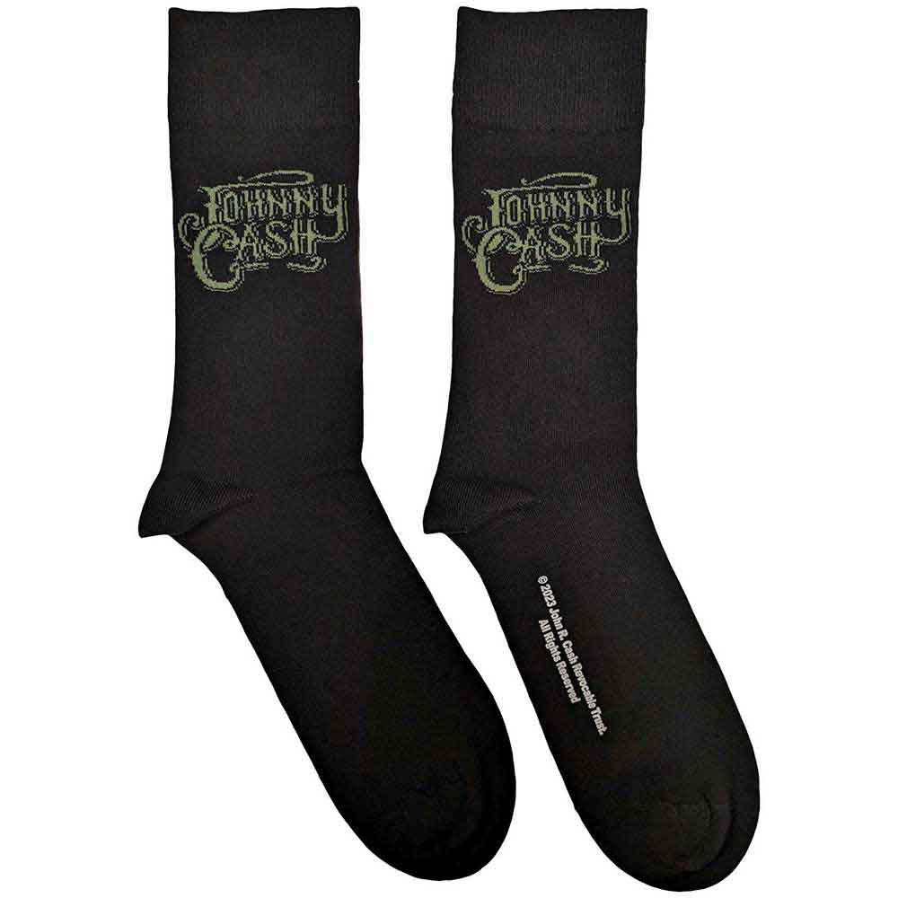 JOHNNY CASH Unisex Ankle Socks, Text Logo