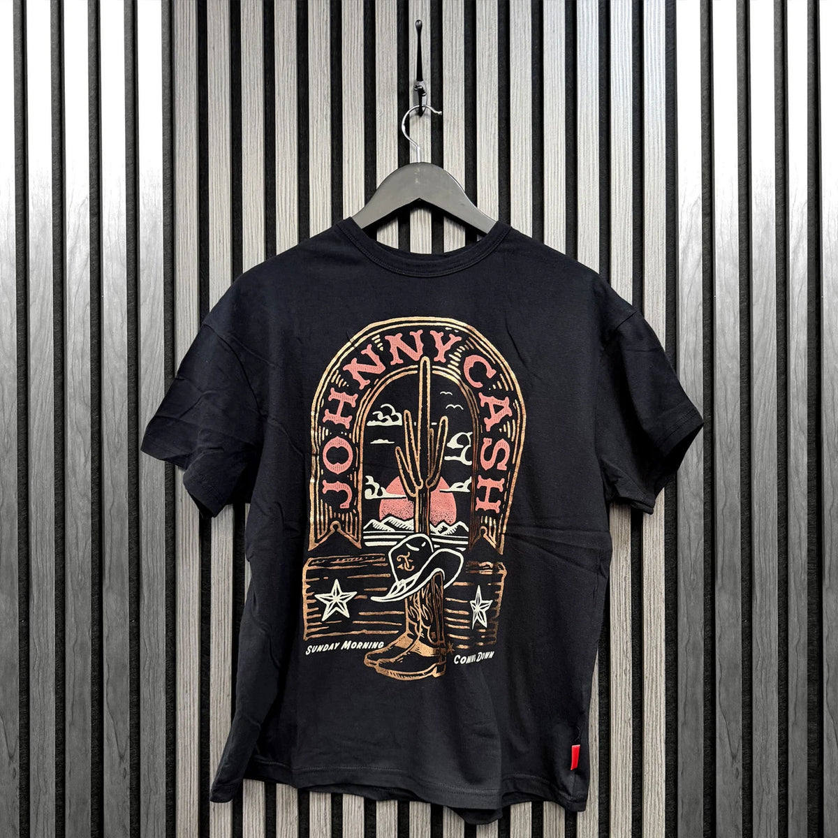JOHNNY CASH Premium T-Shirt, Sunday Morning