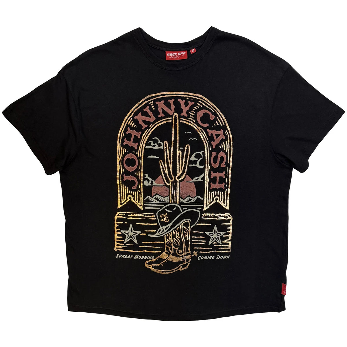 JOHNNY CASH Premium T-Shirt, Sunday Morning