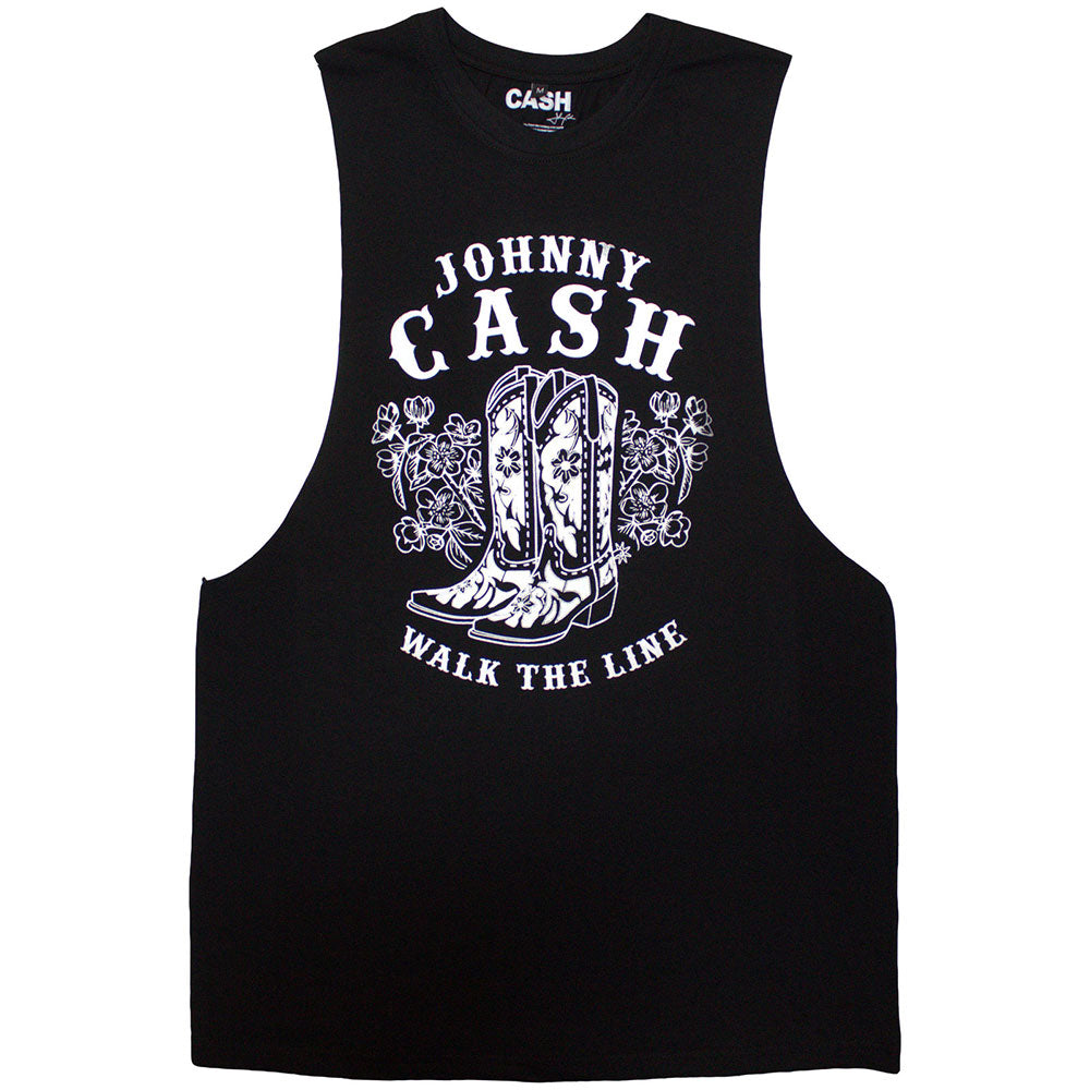JOHNNY CASH Tank Top, Walk The Line