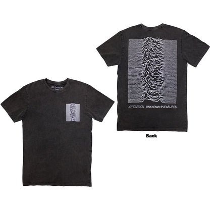 JOY DIVISION Stone Wash T-Shirt, Unknown Pleasures