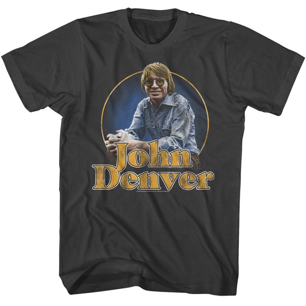 JOHN DENVER Eye-Catching T-Shirt, Sitting