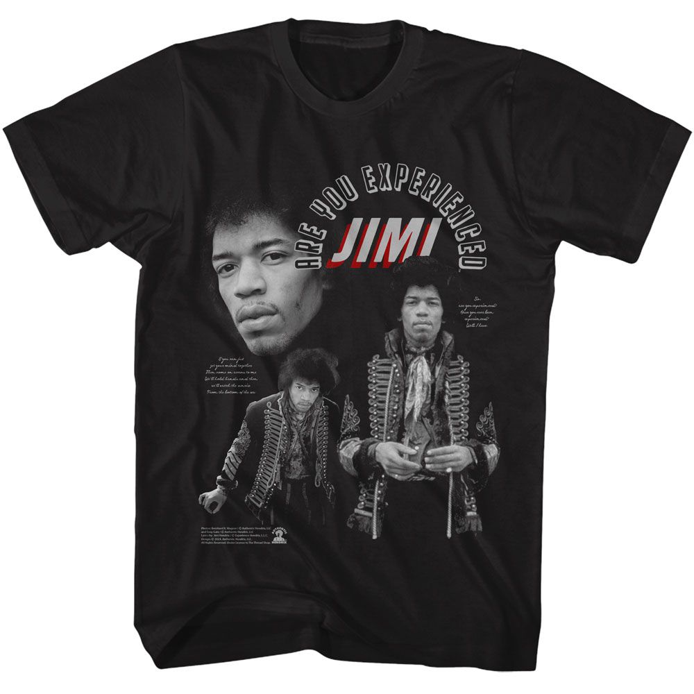 JIMI HENDRIX Eye-Catching T-Shirt, Experienced