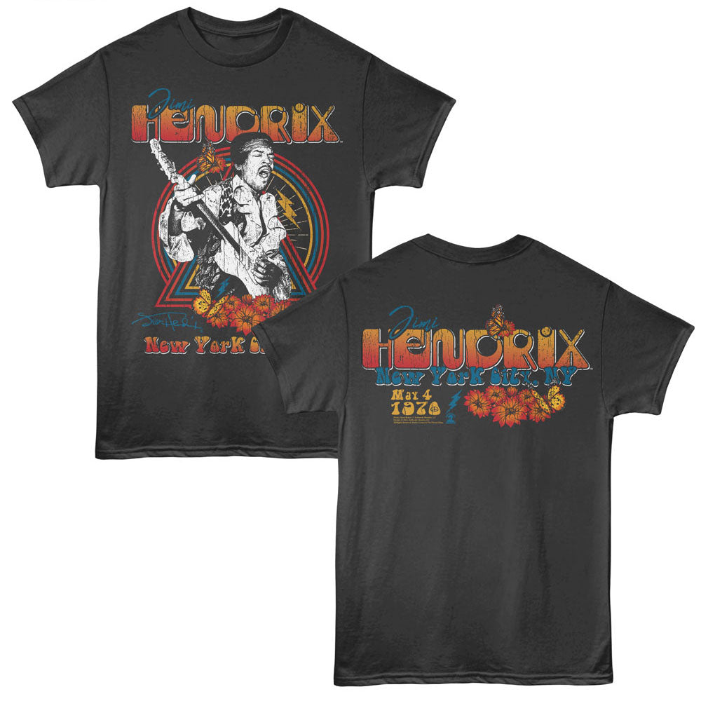 JIMI HENDRIX Eye-Catching T-Shirt, NEW YORK 1970