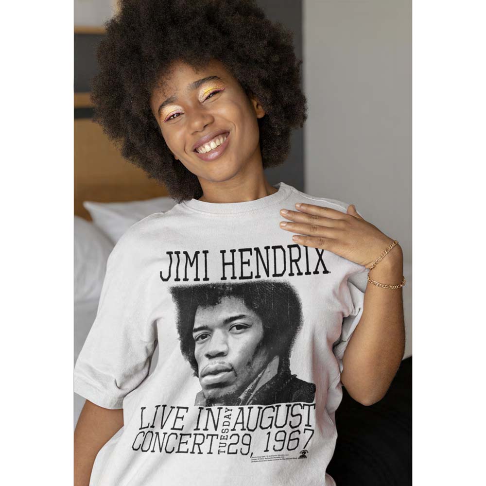 JIMI HENDRIX Eye-Catching T-Shirt, Live