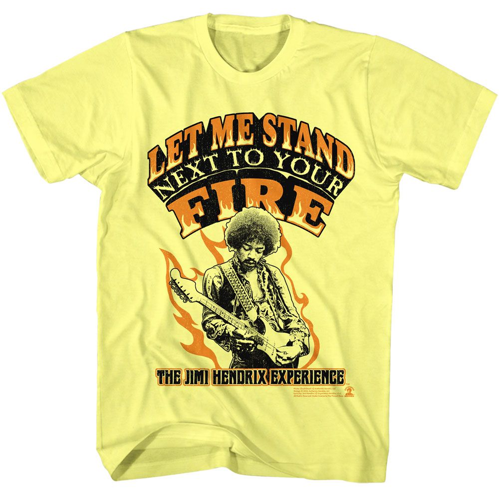 JIMI HENDRIX Eye-Catching T-Shirt, Let Me Stand