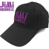 JIMI HENDRIX Baseball Cap, Purple Stencil Logo