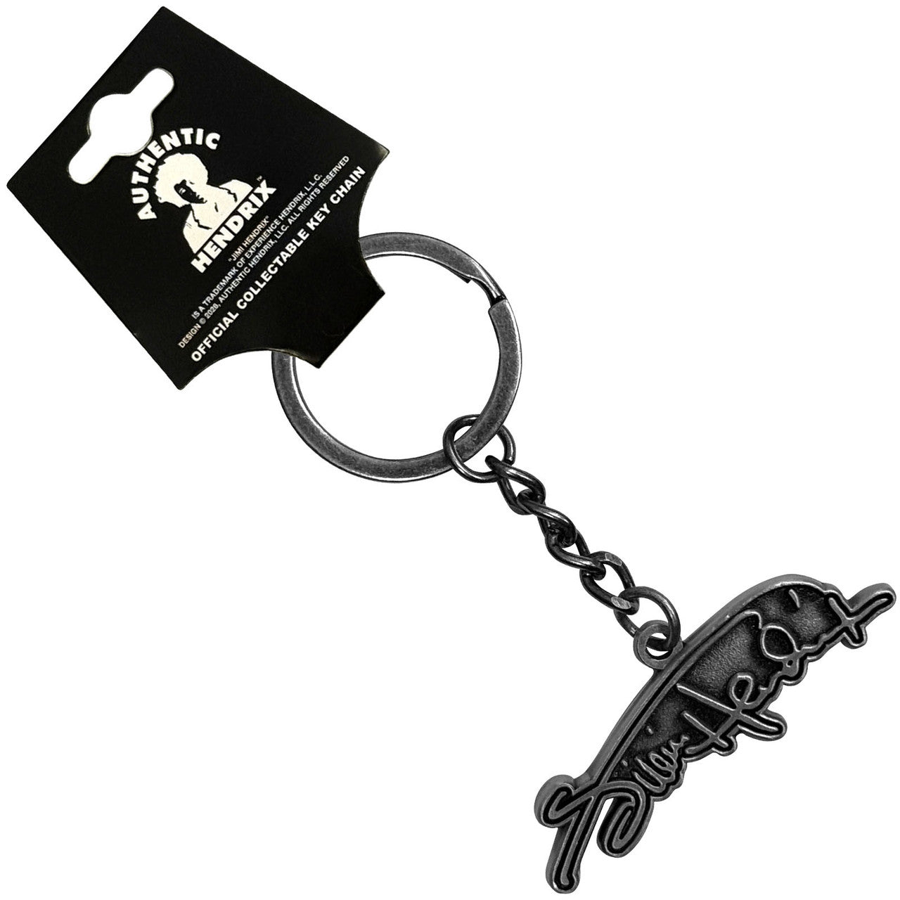 JIMI HENDRIX Keychain, Signature Logo