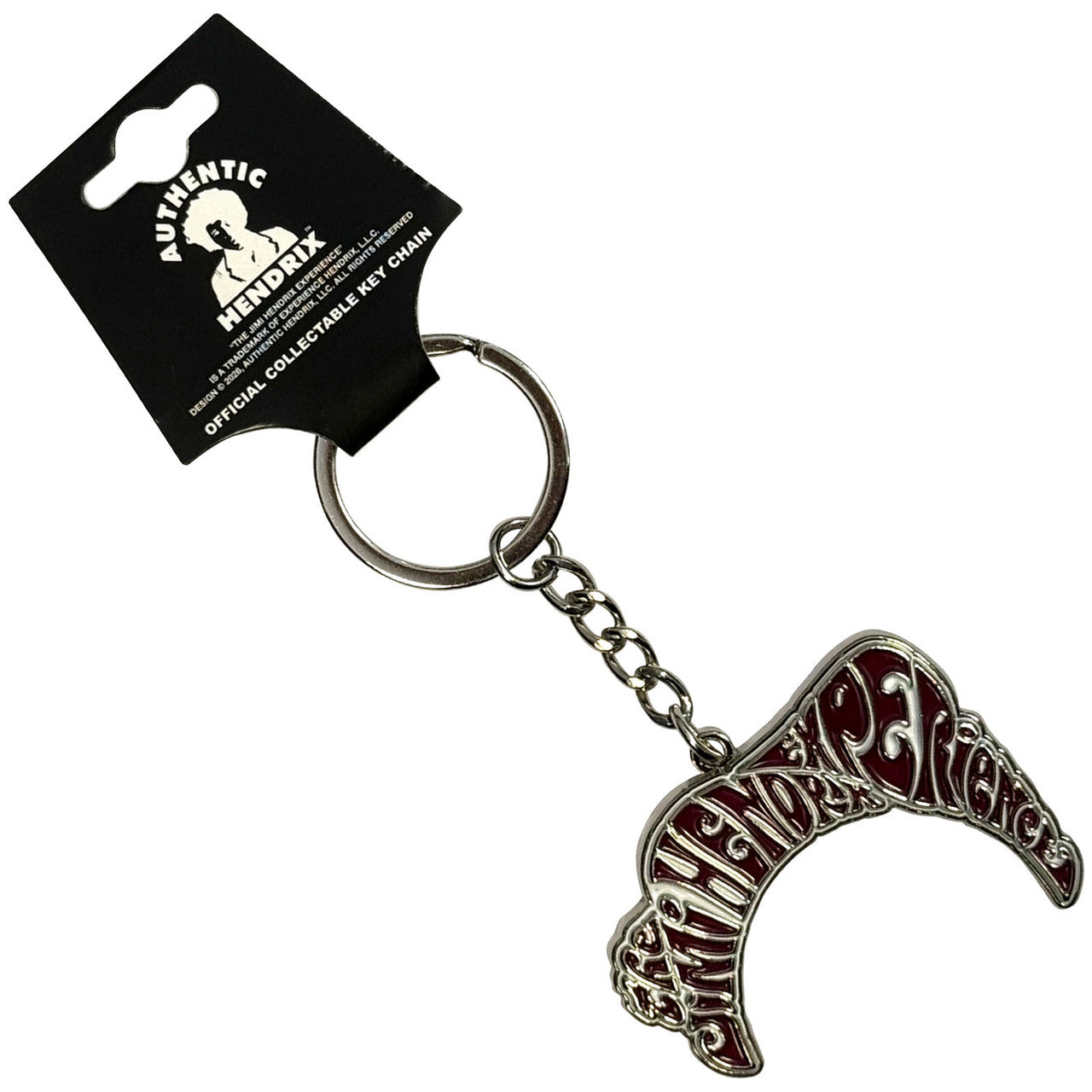 JIMI HENDRIX Keychain, Swirl Logo
