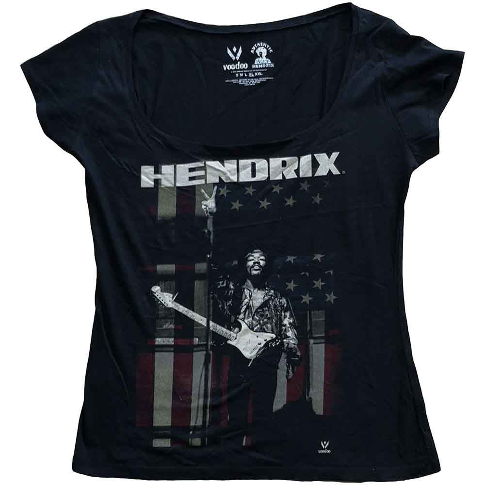 JIMI HENDRIX Attractive T-Shirt, Peace Flag