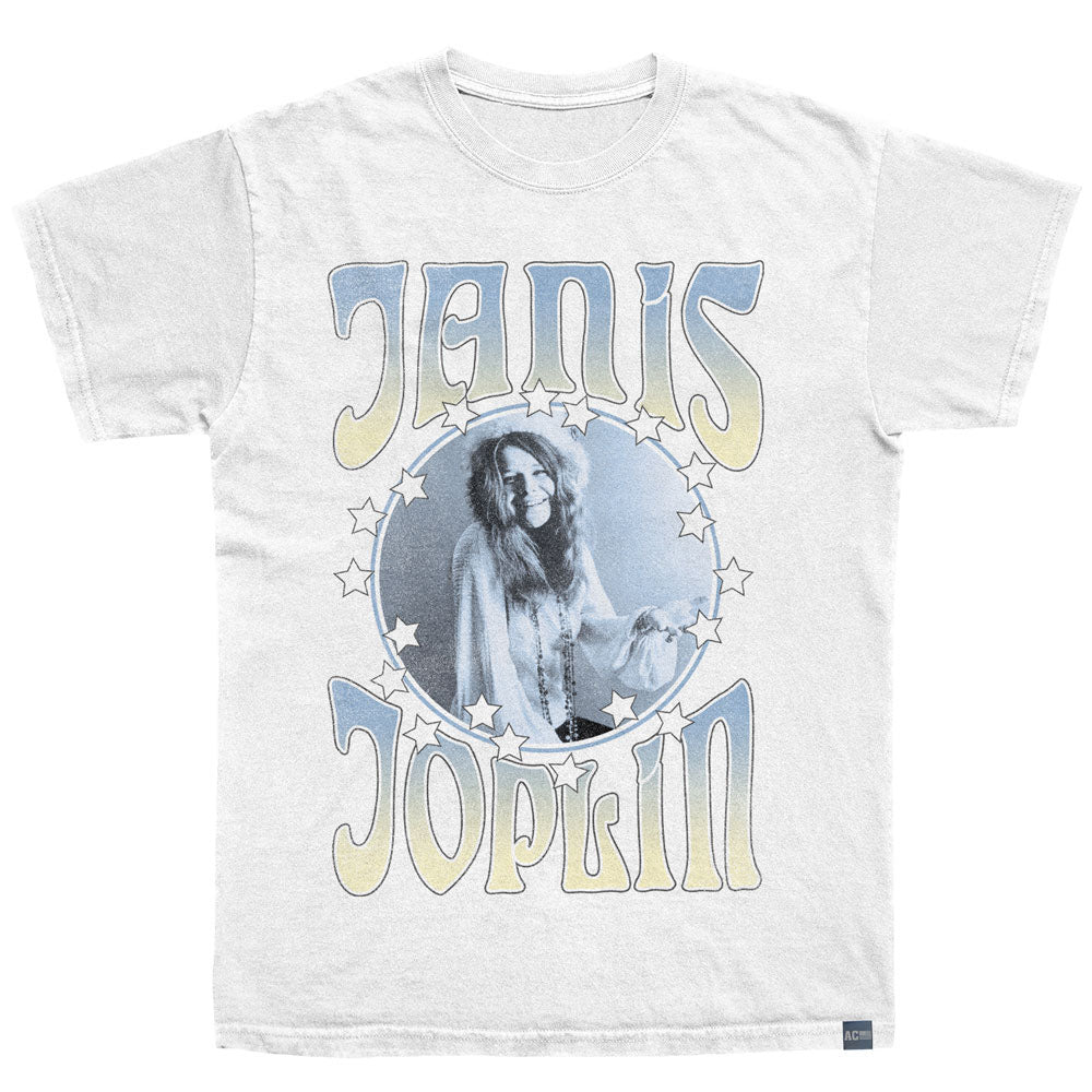 JANIS JOPLIN Made in USA T-Shirt, STARS
