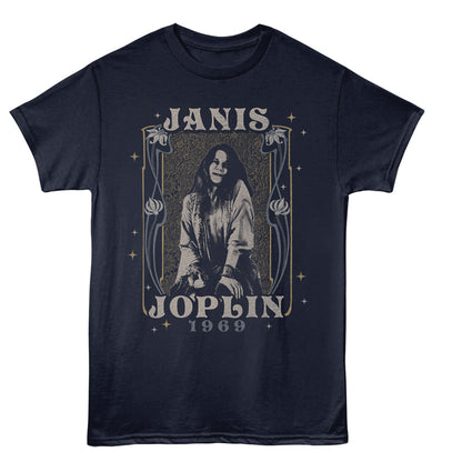 JANIS JOPLIN Eye-Catching T-Shirt, NOUVEAU FRAME 1969