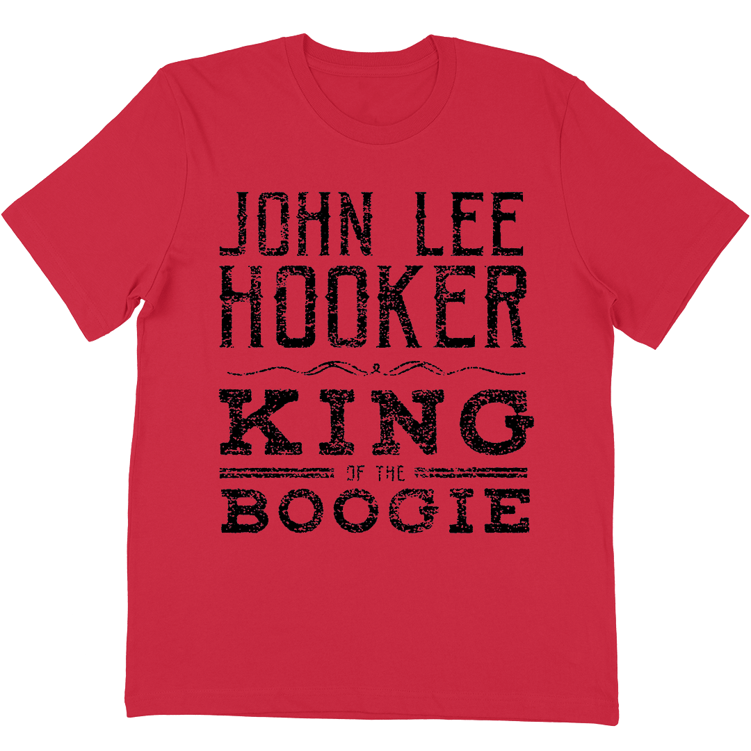 John Lee Hooker King Of The Boogie T-Shirt In Red