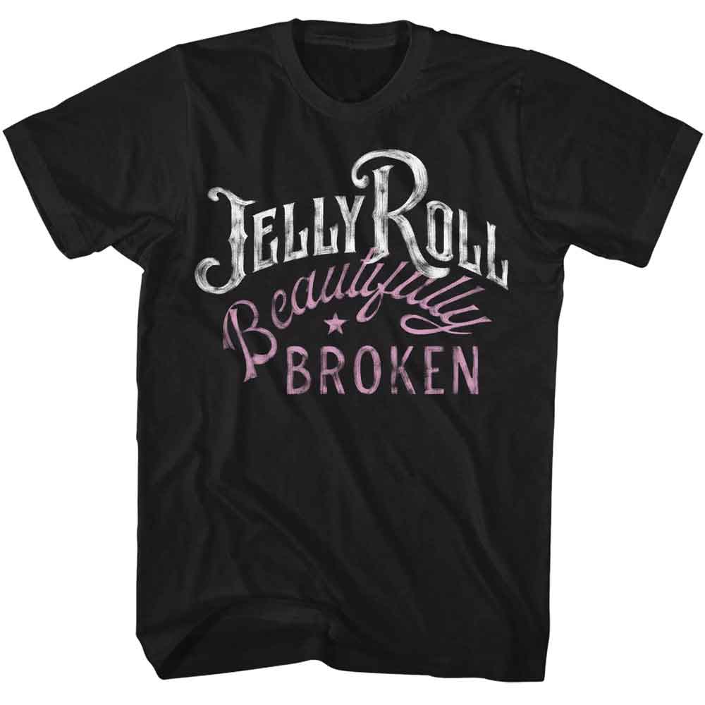 JELLY ROLL Eye-Catching T-Shirt, BEAUTIFULLY BROKEN