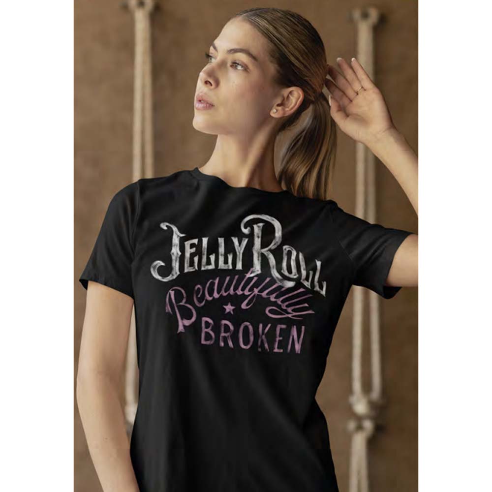 JELLY ROLL Eye-Catching T-Shirt, BEAUTIFULLY BROKEN