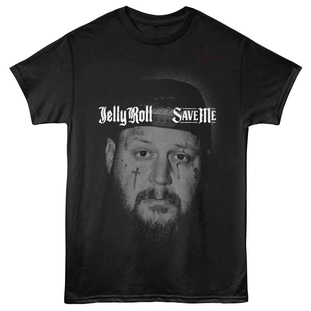 JELLY ROLL Eye-Catching T-Shirt, SAVE ME PORTRAIT