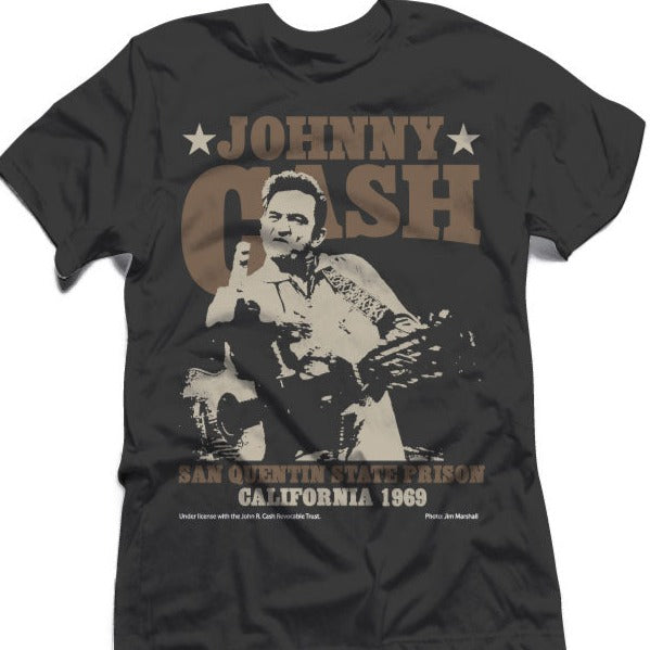 JOHNNY CASH T-Shirt, San Quentin Stars