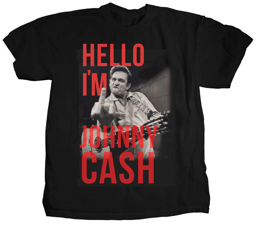 JOHNNY CASH T-Shirt, Hello I&