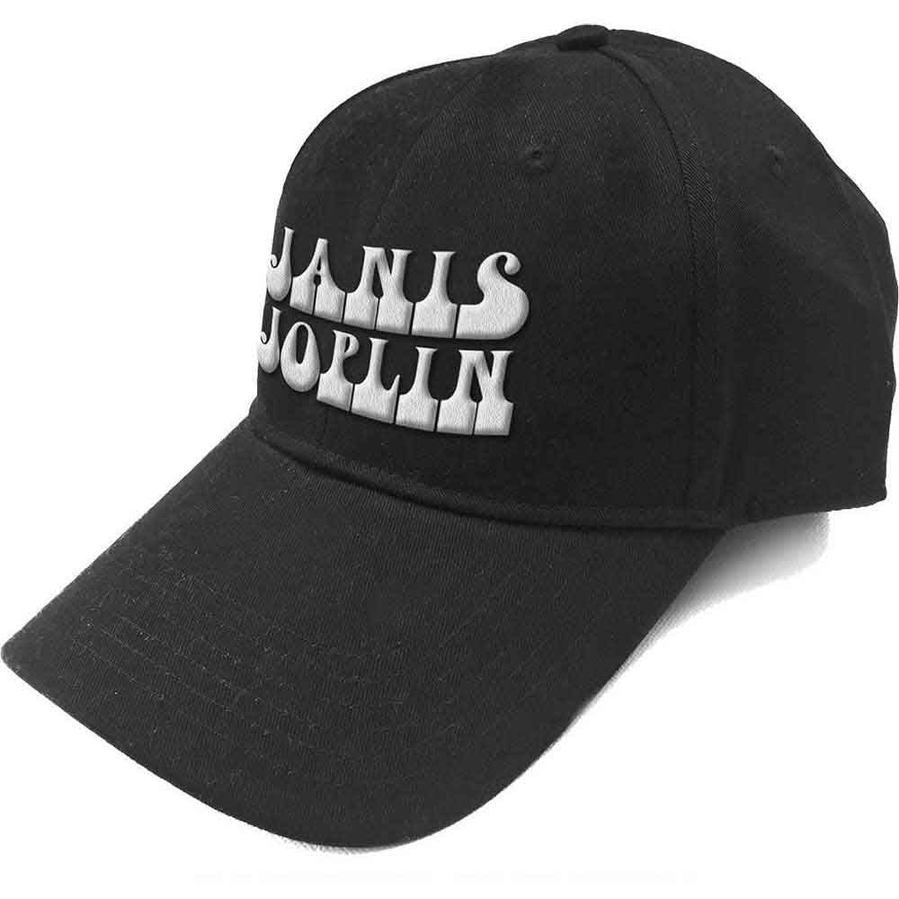 JANIS JOPLIN Baseball Cap, White Logo