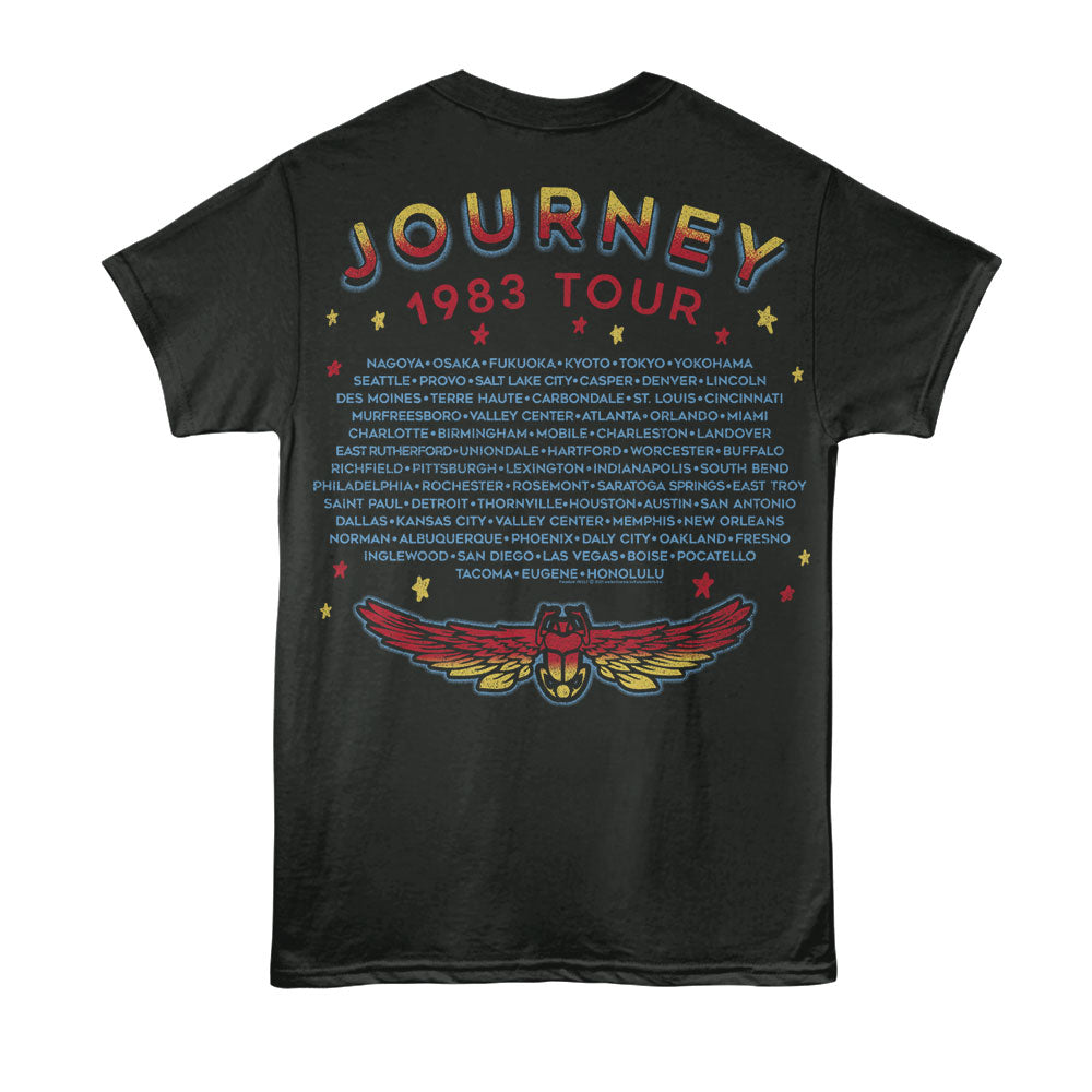JOURNEY Eye-Catching T-Shirt, 1983 WORLD TOUR