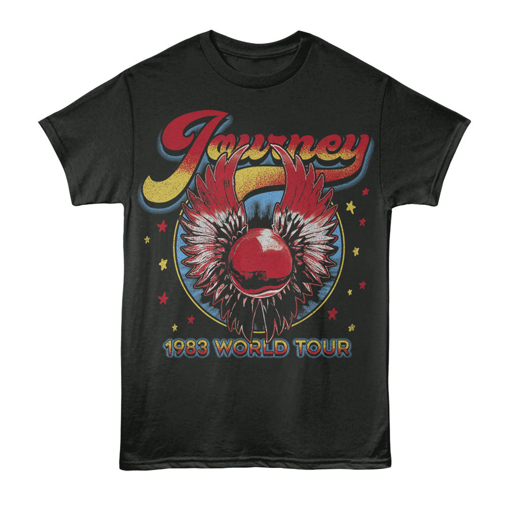 JOURNEY Eye-Catching T-Shirt, 1983 WORLD TOUR