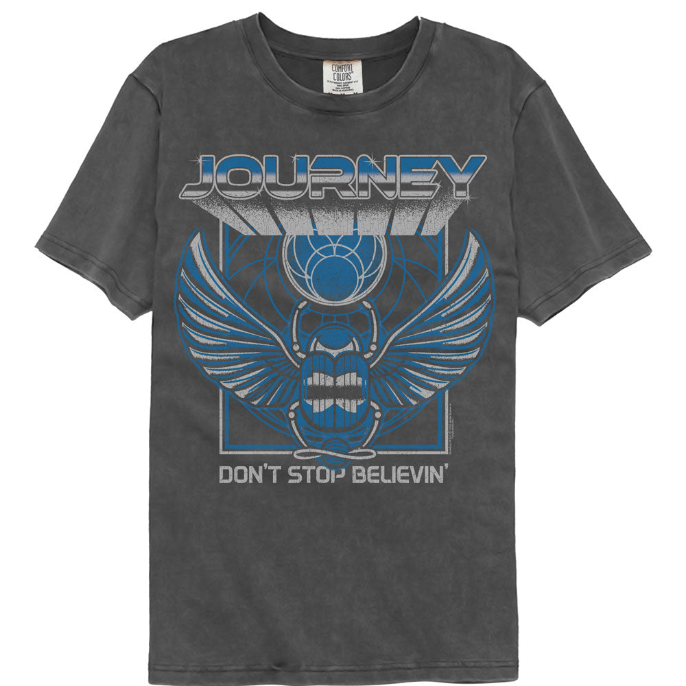 JOURNEY Garment Dye T-Shirt, 3D TEXT SCARAB