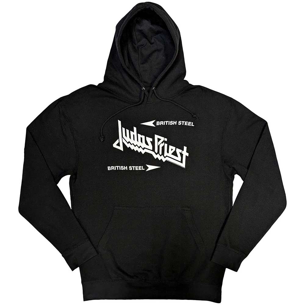 JUDAS PRIEST Attractive Hoodie, British Steel Logo