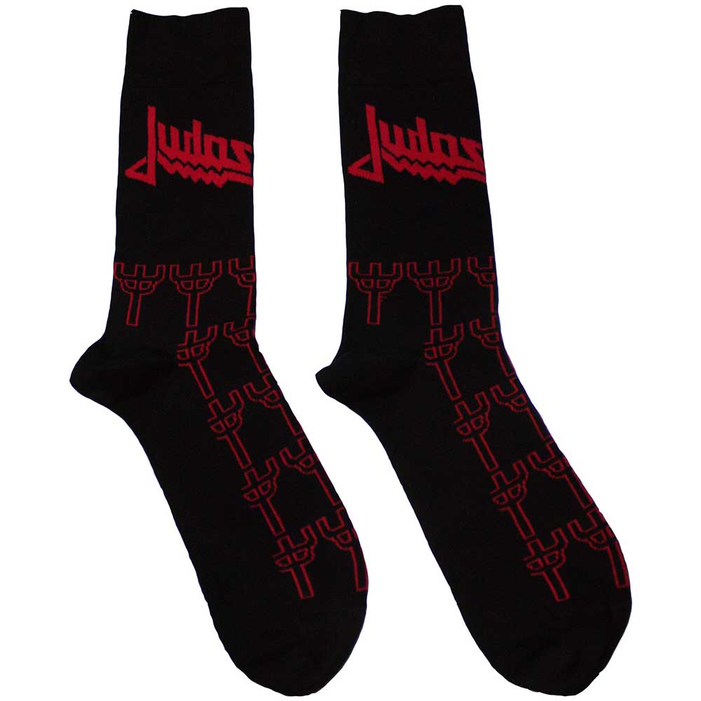 JUDAS PRIEST Unisex Ankle Socks, Trident Pattern