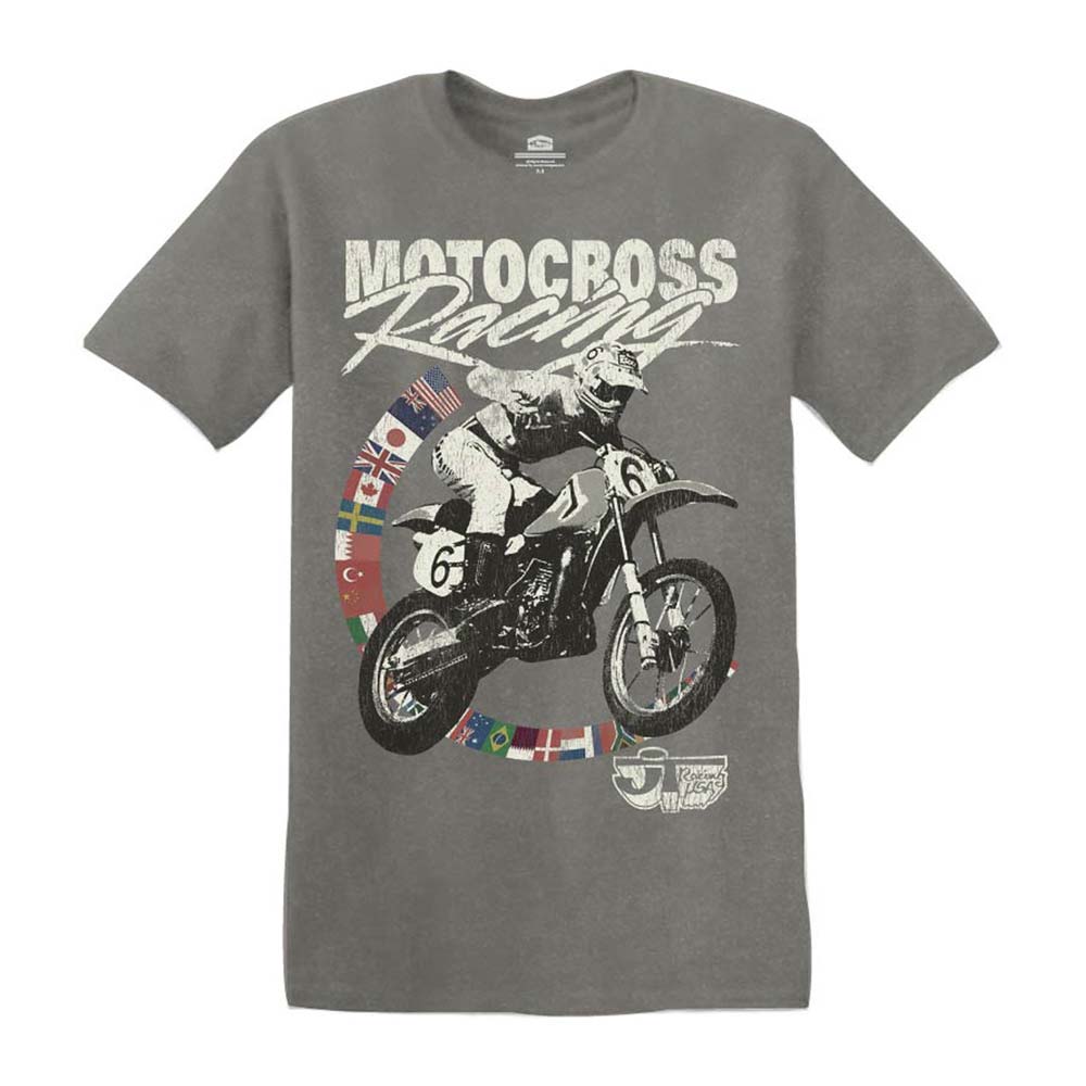 JT RACING Pigment Dyed T-Shirt, Motocross Racing