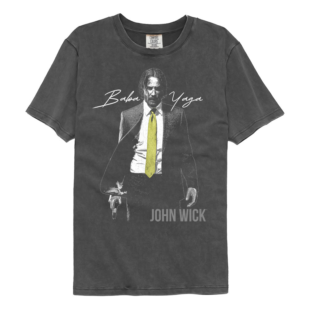 JOHN WICK Garment Dye T-Shirt, BABA YAGA