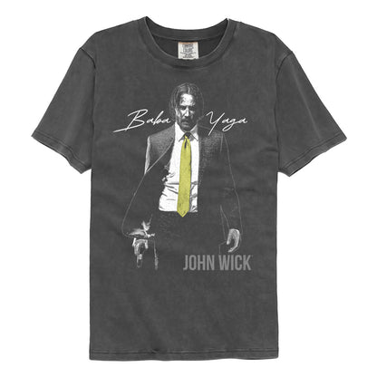 JOHN WICK Garment Dye T-Shirt, BABA YAGA