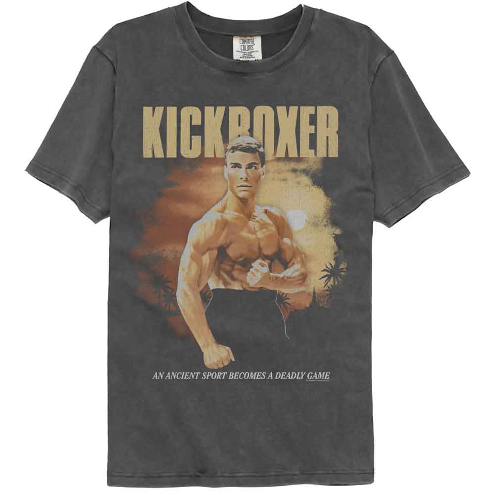 KICKBOXER Garment Dye T-Shirt, SUNSET BACKGROUND