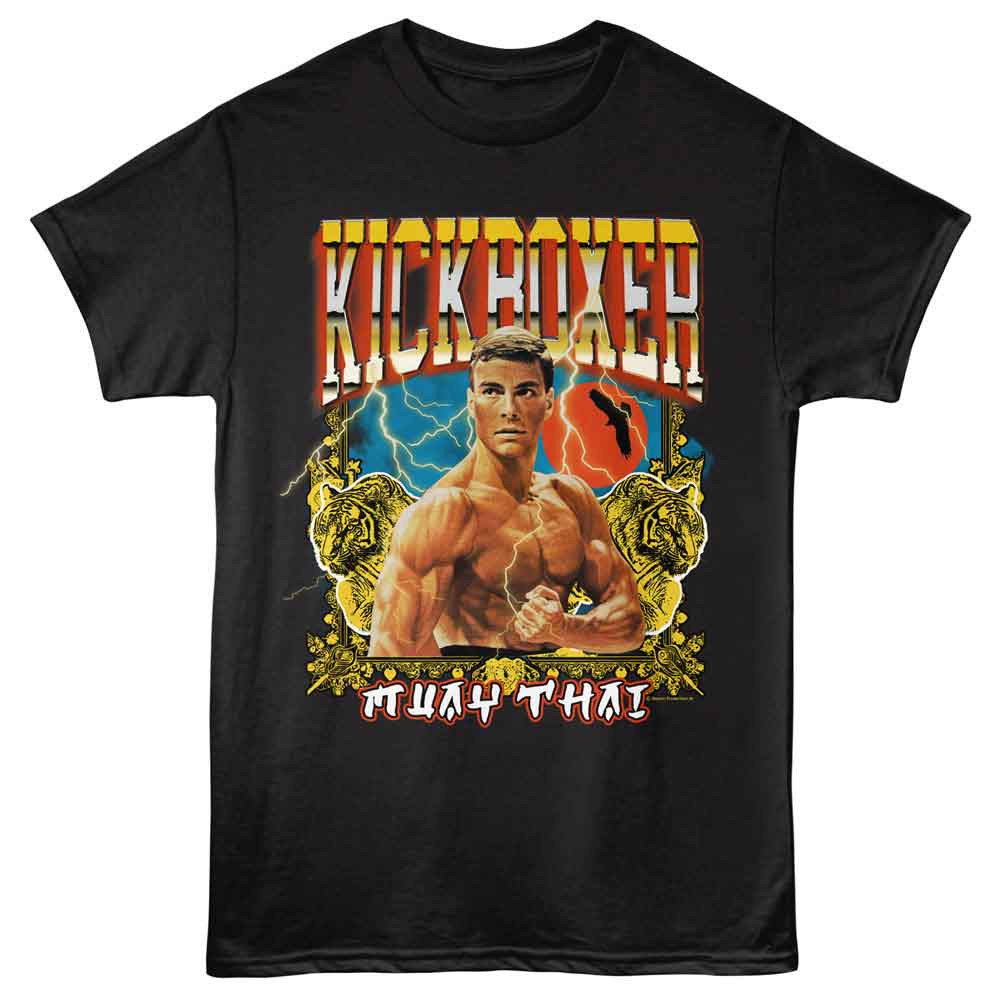 KICKBOXER Eye-Catching T-Shirt, TWO TIGERS