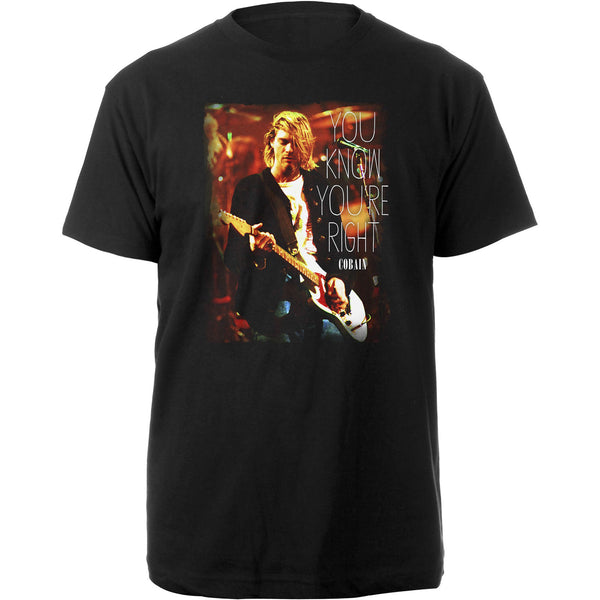 KURT COBAIN Attractive T-Shirt, You Know You're Right