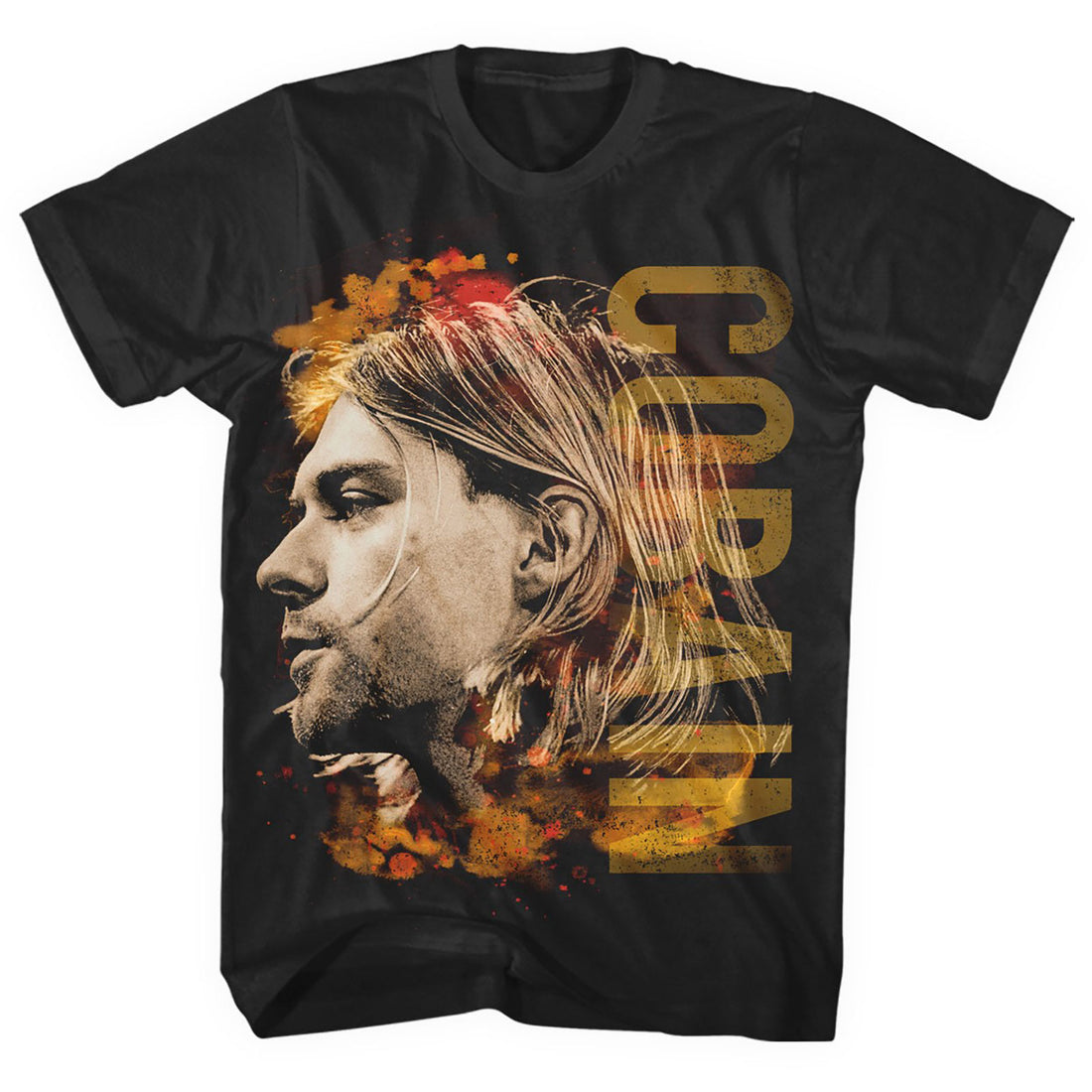 KURT COBAIN Attractive T-Shirt, Side View