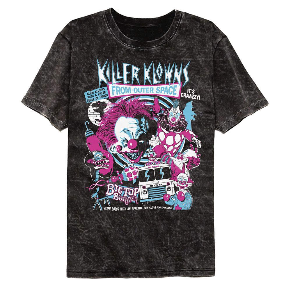 KILLER KLOWNS Mineral Wash T-Shirt, Crazy Bunch