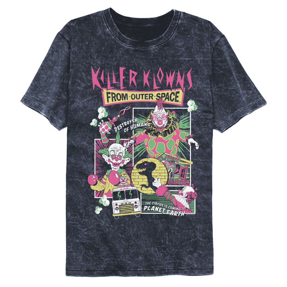 KILLER KLOWNS Mineral Wash T-Shirt, Comic Boxes