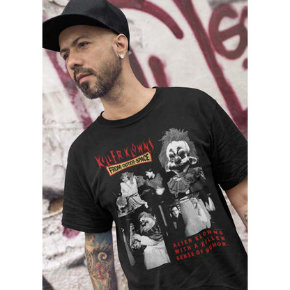 KILLER KLOWNS T-Shirt, Four Bw Photos