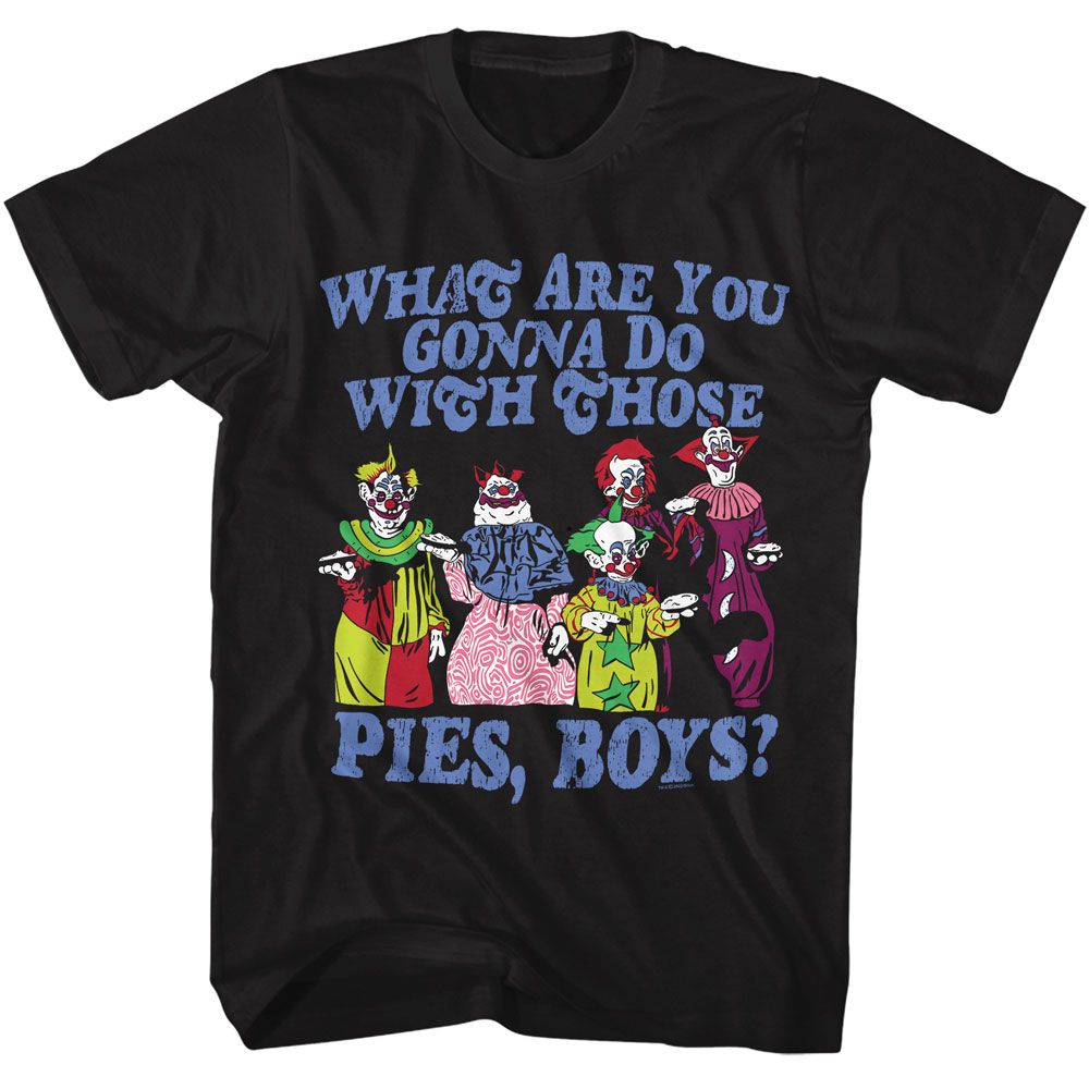 KILLER KLOWNS Eye-Catching T-Shirt, PIES