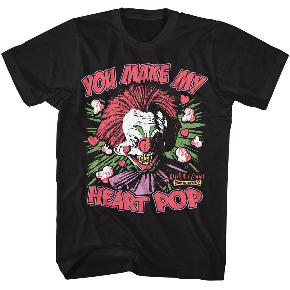 KILLER KLOWNS Eye-Catching T-Shirt, HEART POP