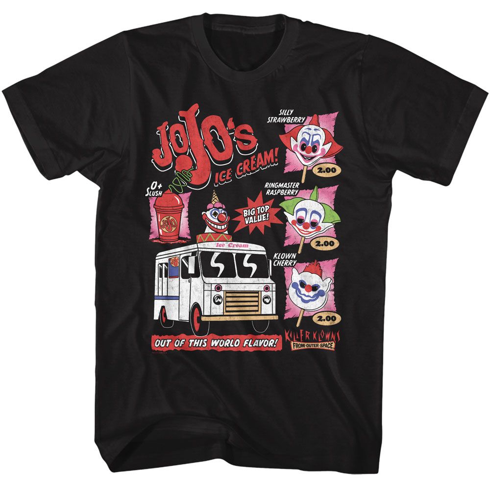 KILLER KLOWNS Eye-Catching T-Shirt, JOJO ICE CREAM