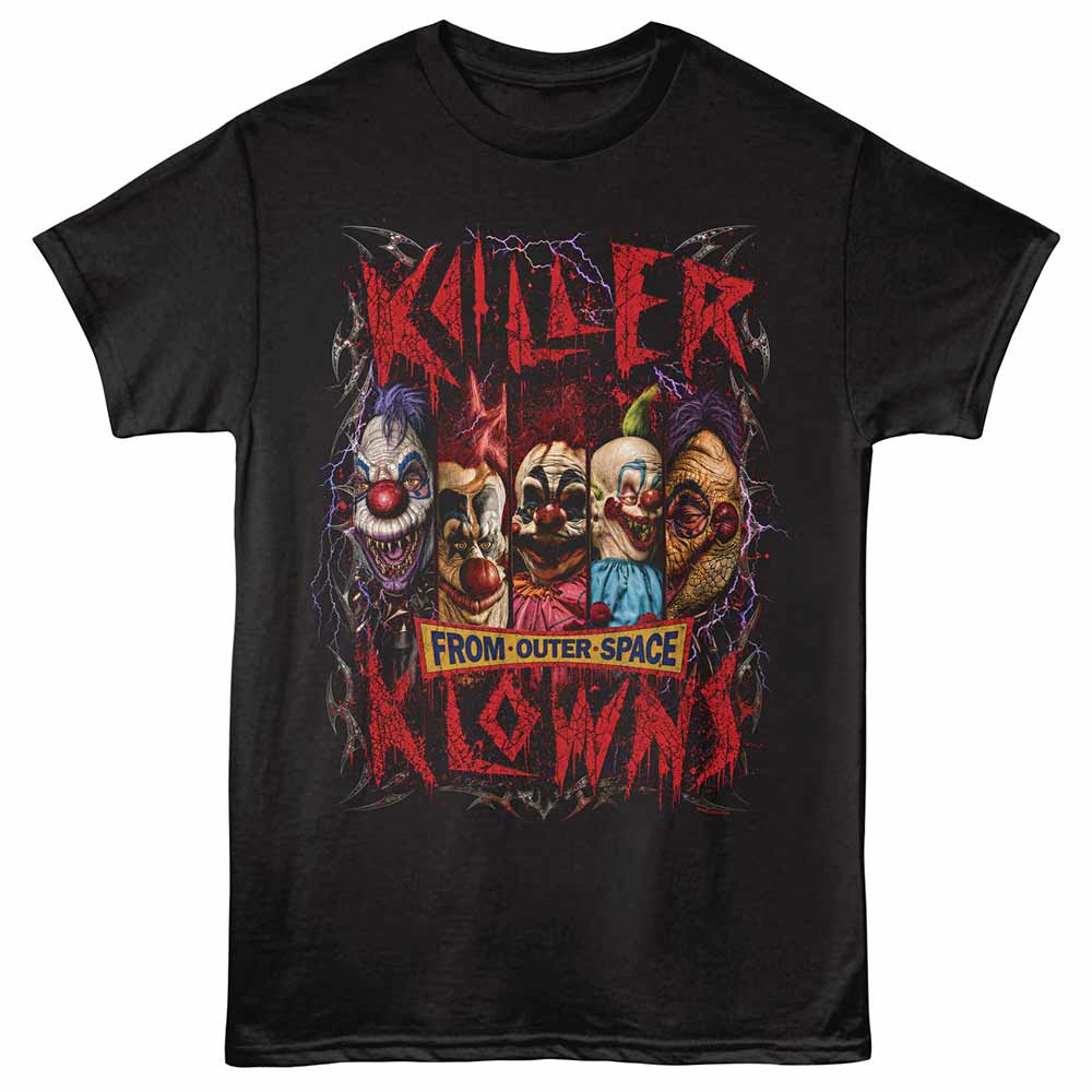 KILLER KLOWNS Eye-Catching T-Shirt, PANELS