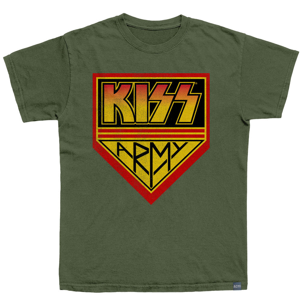 KISS Made in USA T-Shirt, ARMY