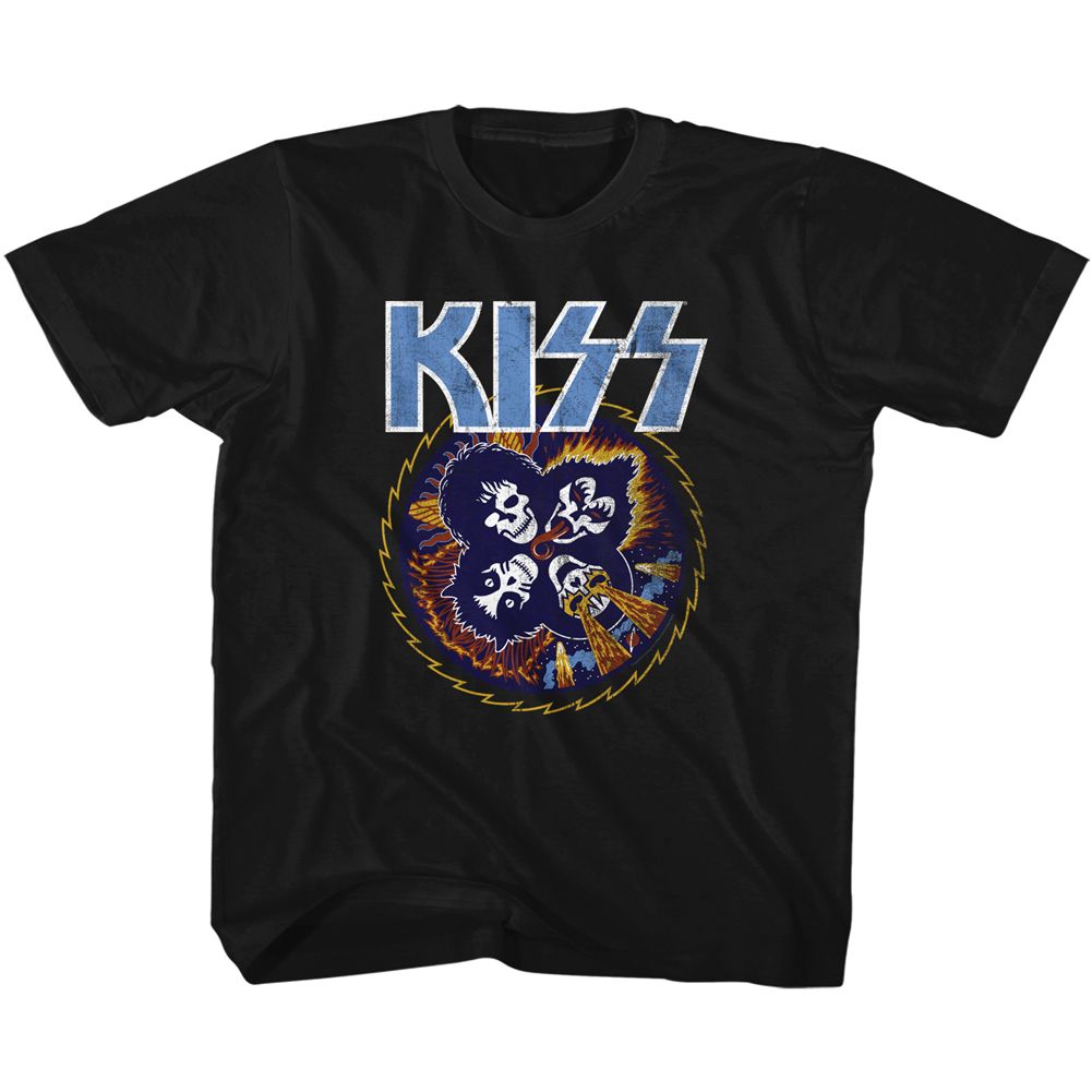 KISS Eye-Catching T-Shirt, SKULL CIRCLE