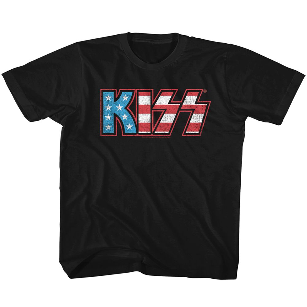 KISS Eye-Catching T-Shirt, FLAG KISS